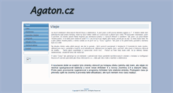 Desktop Screenshot of agaton.cz